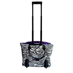 ✈️ NWT! Calpak Zebra Rolling Tote & Laptop Bag
